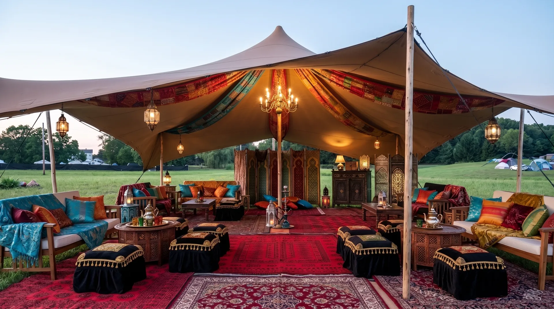 Moroccan Lounge Styling