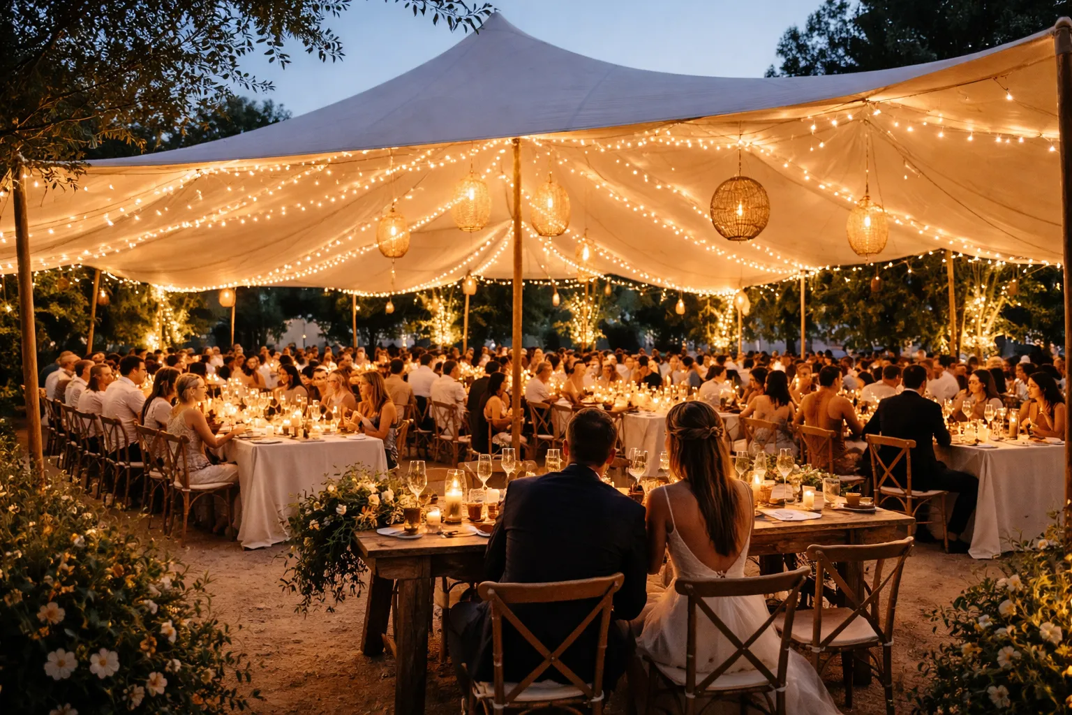 Candlelit Wedding Reception
